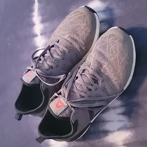 Women's Reebok Zprint Size 10 Gray Tennis Shoe Sneaker